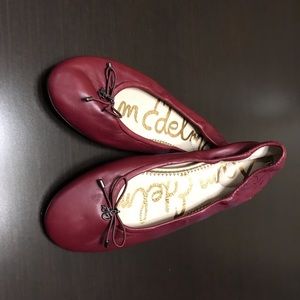 Sam Edelman Burgundy Flats